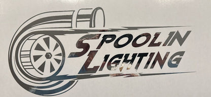 Spoolin Lighting Decal